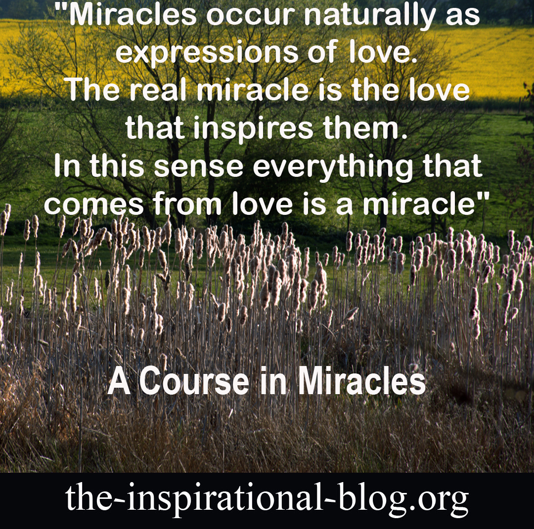 Inspirational A Course in Miracles quotes