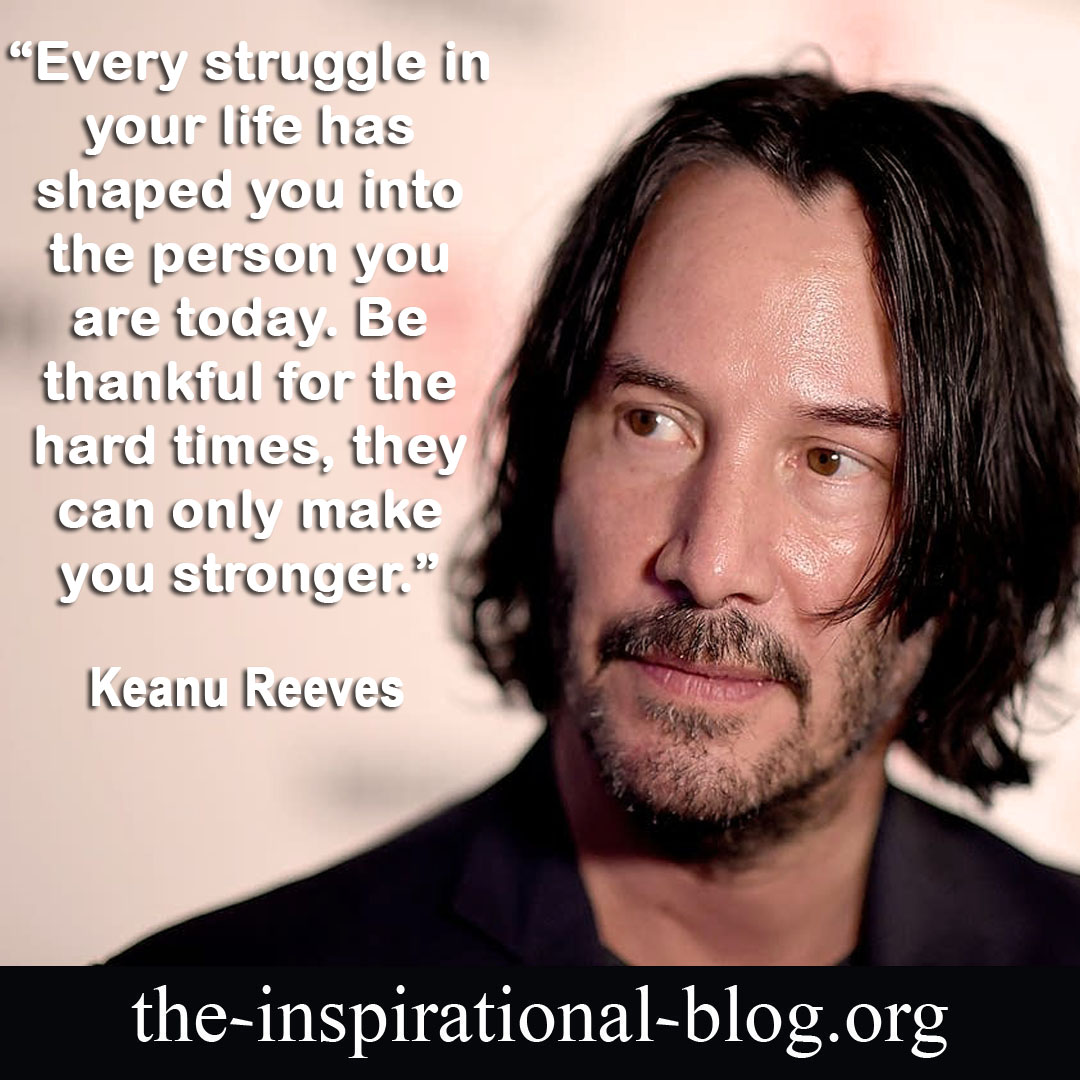 Inspirational Keanu Reeves quotes