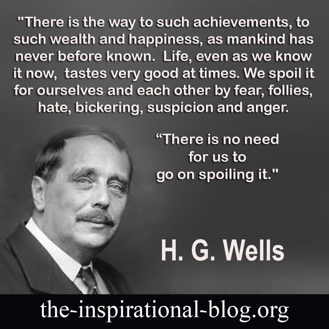 Inspirational H.G. Wells quotes