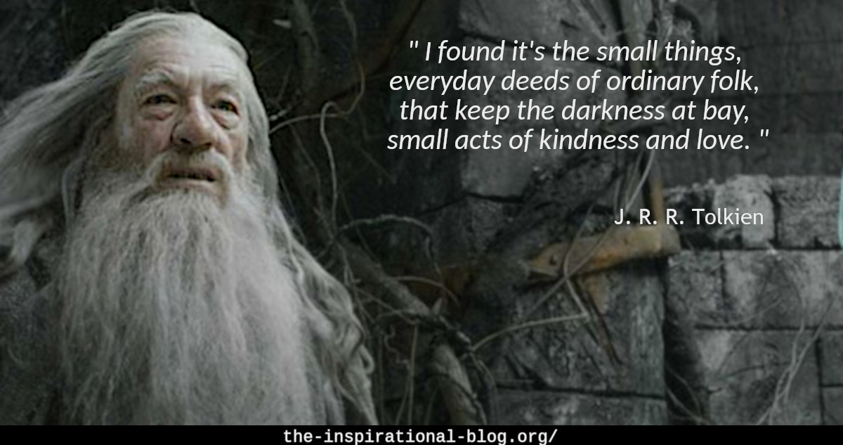 Inspirational J. R. R. Tolkien quotes